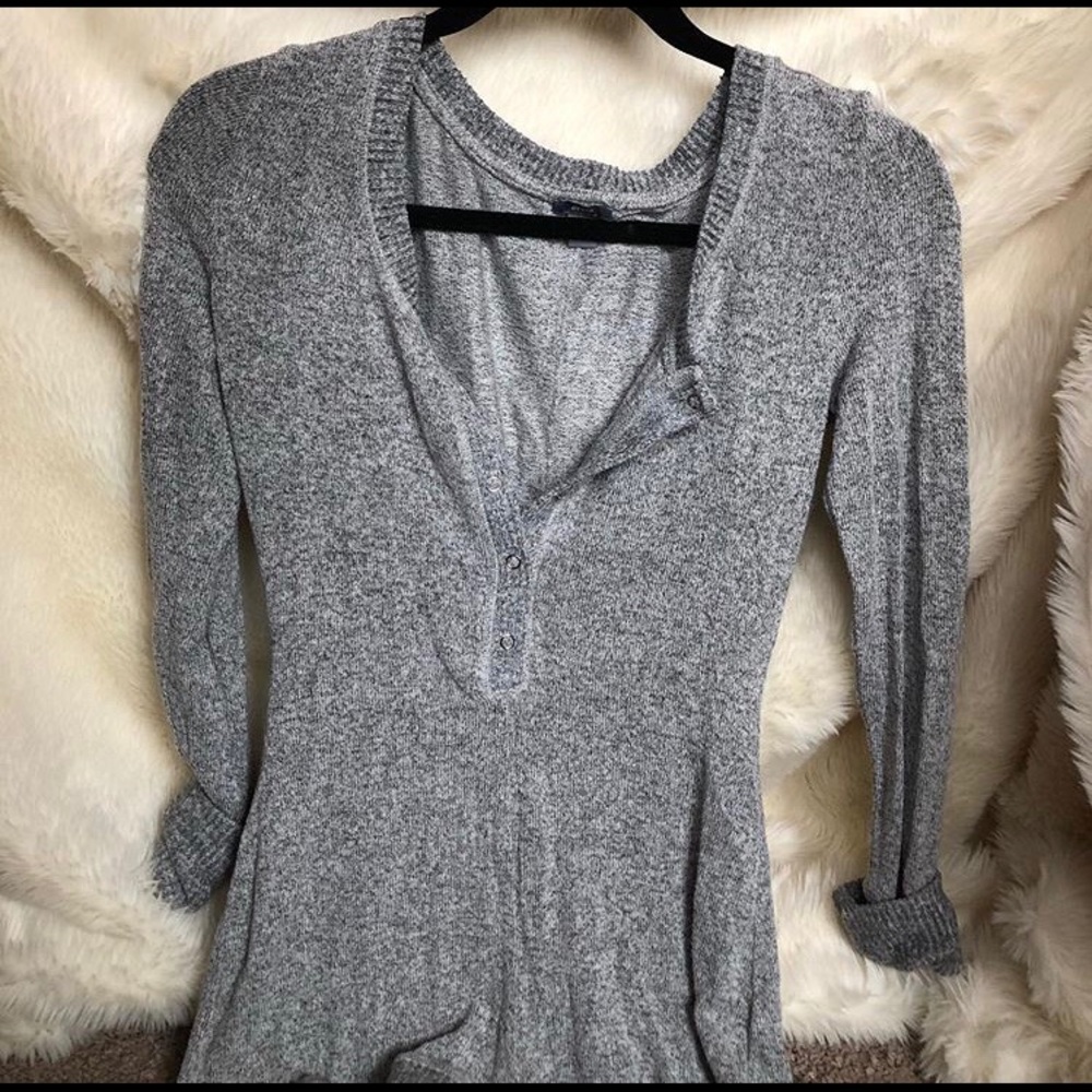 Sleep knit bodycon romper